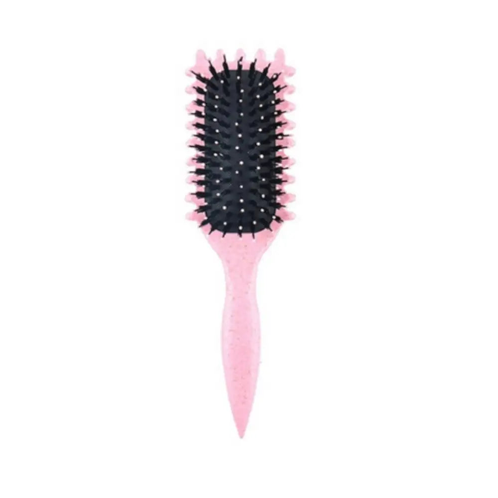 Brosse cheveux bouclés - Rose clair