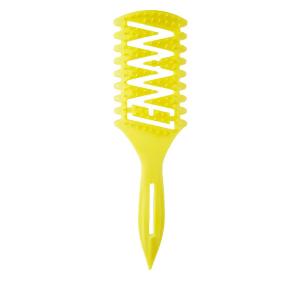 Brosse cheveux ondulés - Jaune