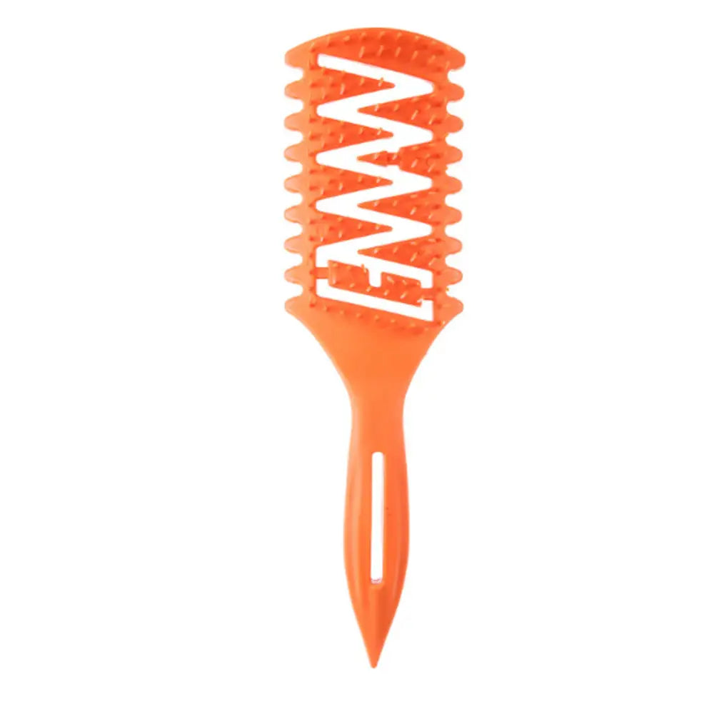 Brosse cheveux ondulés - Orange