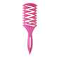 Brosse cheveux ondulés - Rose rouge