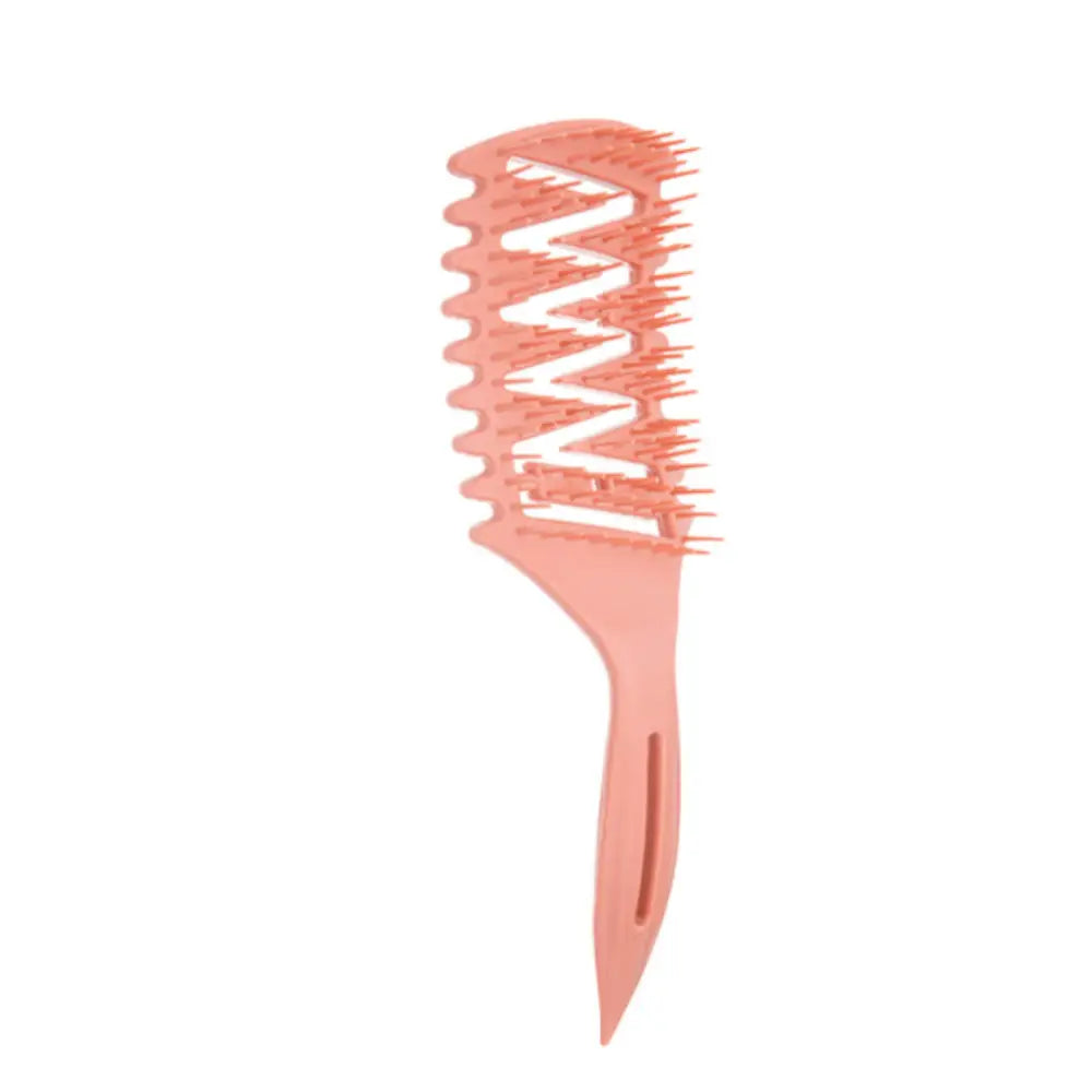 Brosse cheveux ondulés - Rouge orangé