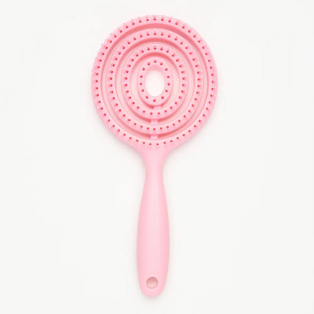 Brosse cheveux ronde - Rose