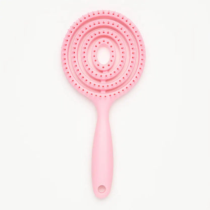 Brosse cheveux ronde - Rose