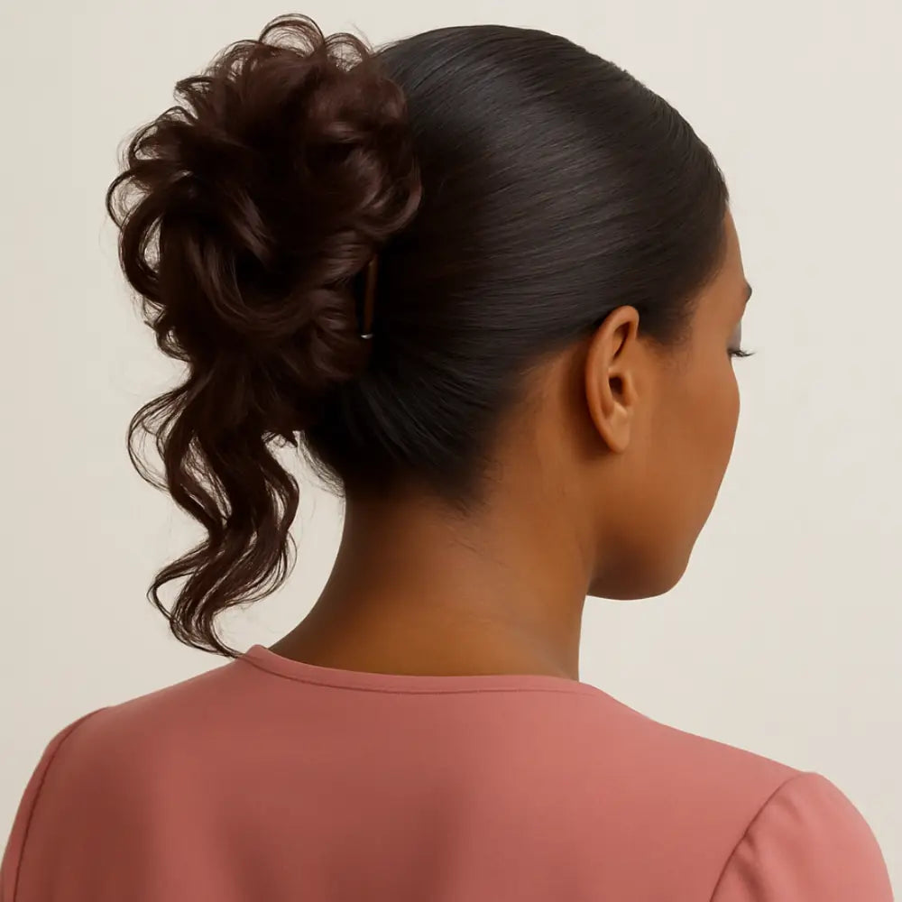 Chouchou en faux cheveux