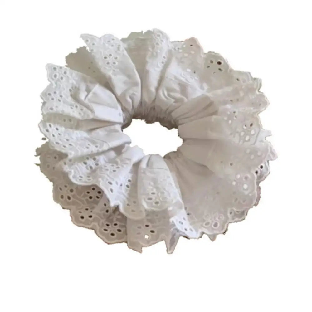 Chouchou fleurs cheveux