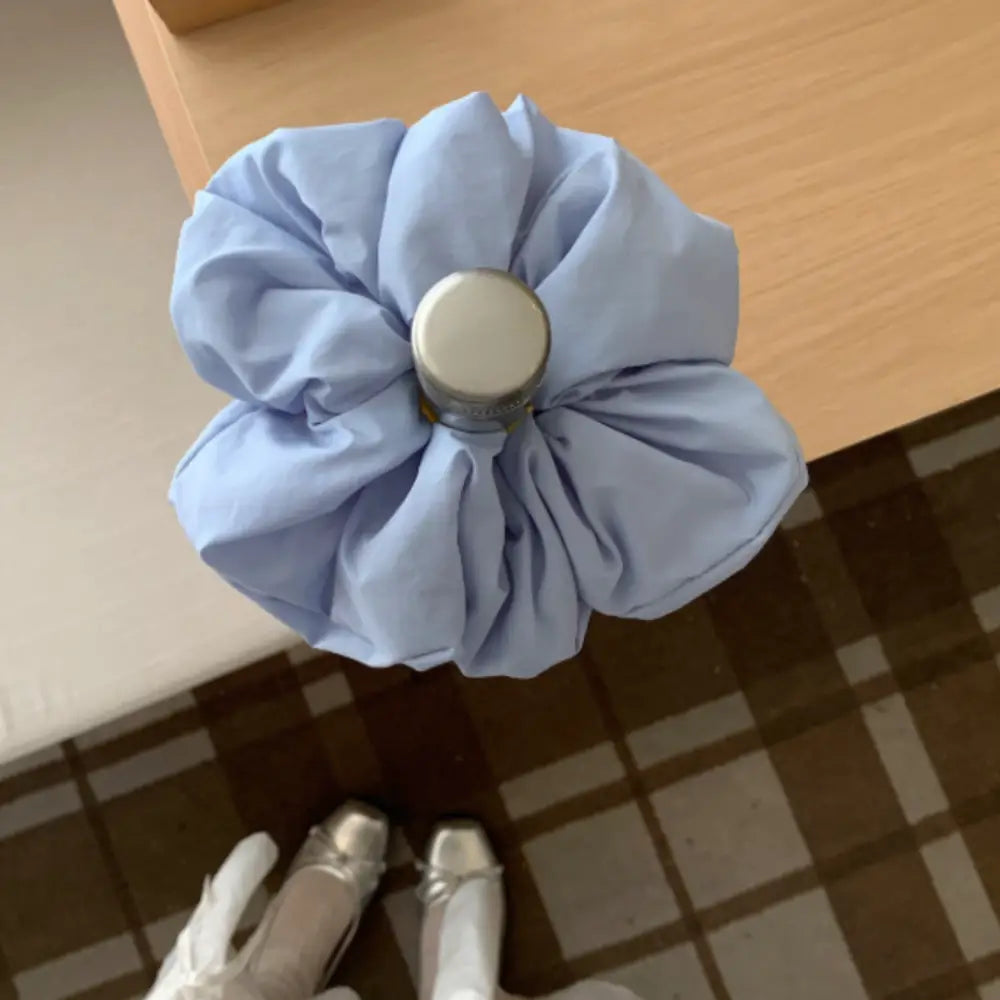 Chouchou qui abime pas les cheveux - Bleu ciel / 12 cm