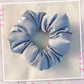 Chouchou qui ne casse pas les cheveux - Bleu / 13 cm