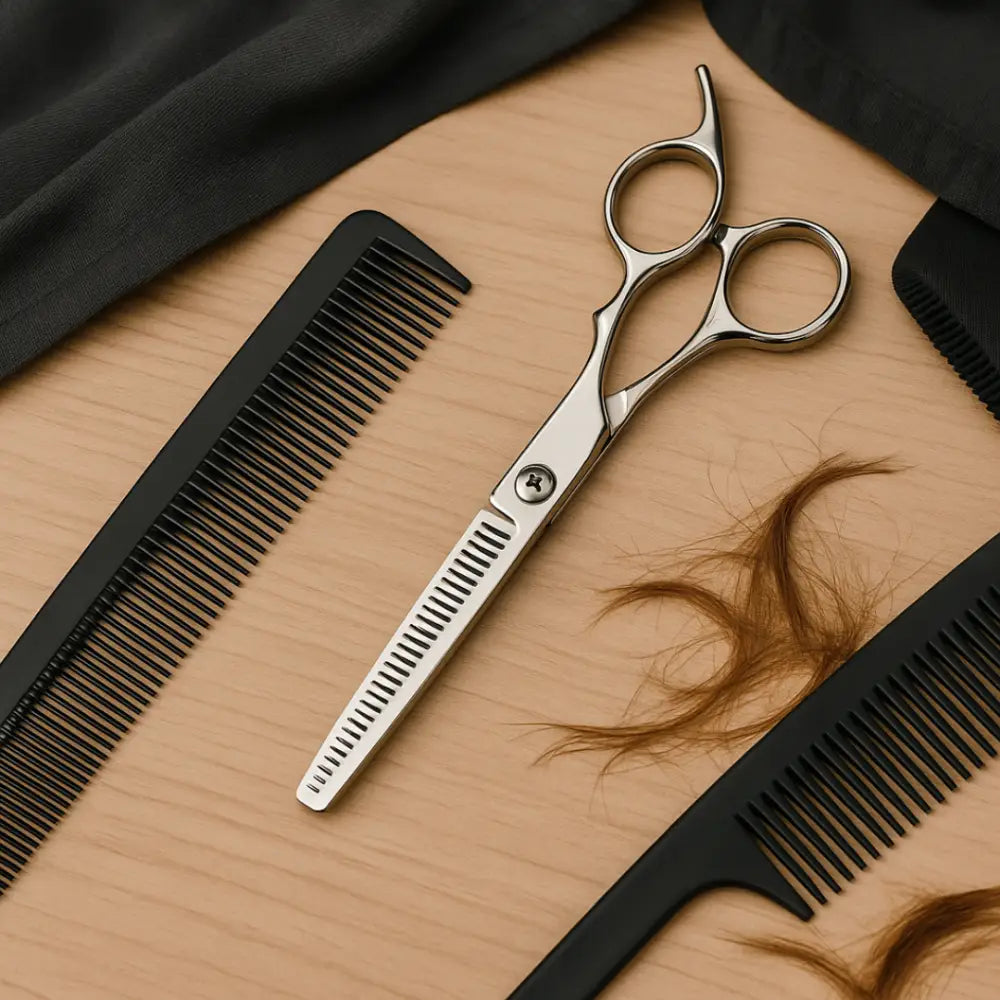 Ciseaux d’argent coiffeur