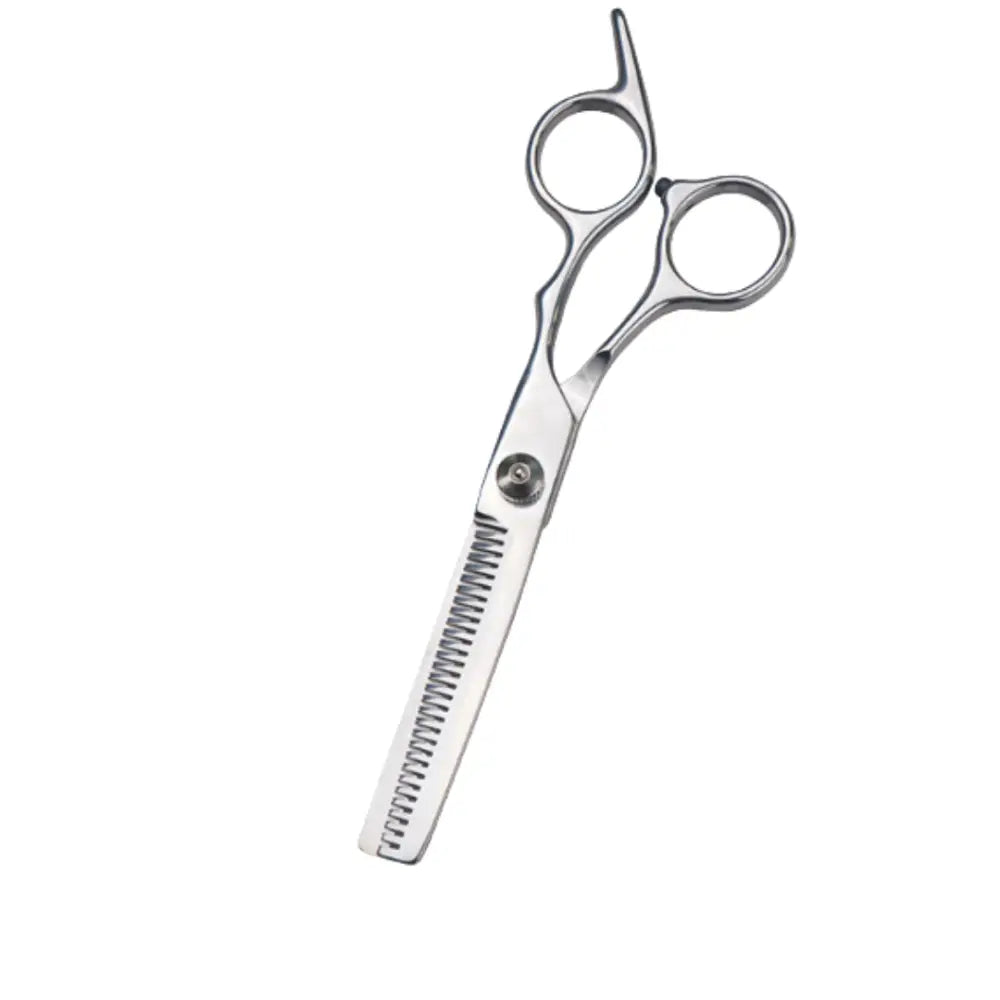 Ciseaux d’argent coiffeur - A dents / 6 pouces