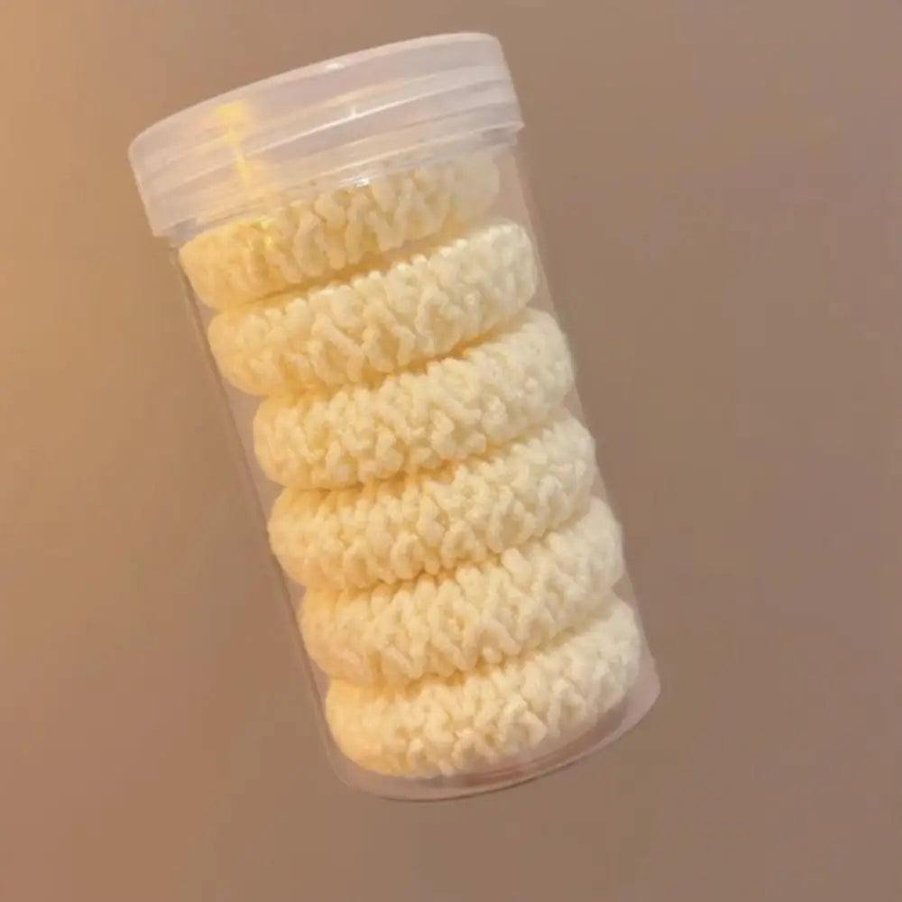 Elastique à chignon - Blanc cassé
