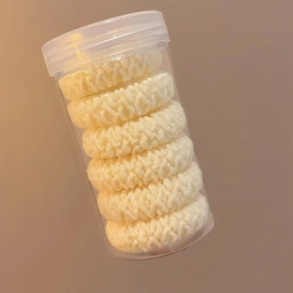 Elastique à chignon - Blanc cassé