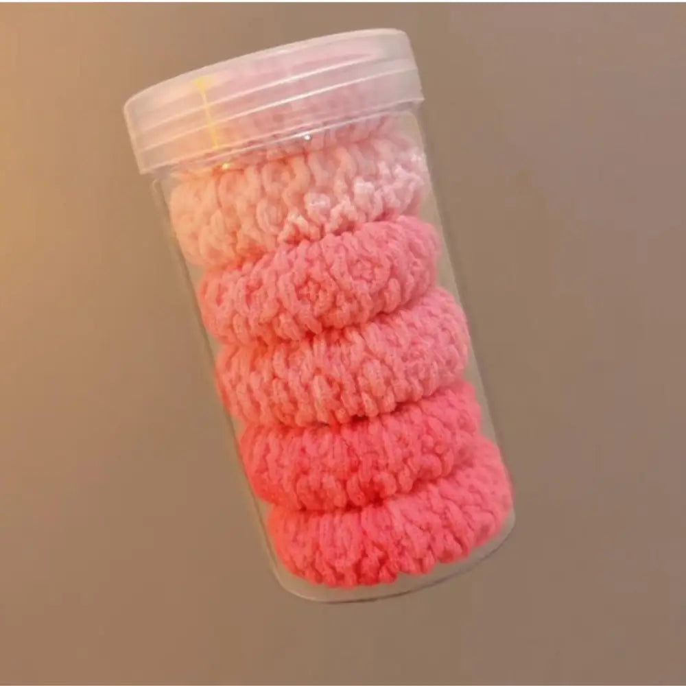 Elastique à chignon - Série rose