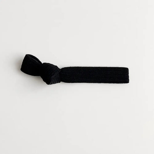 Elastique cheveux homme - Uni / Noir et blanc