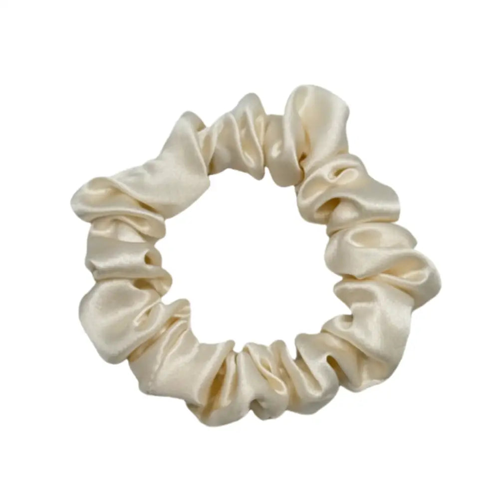 Elastique cheveux soie - Blanc cassé