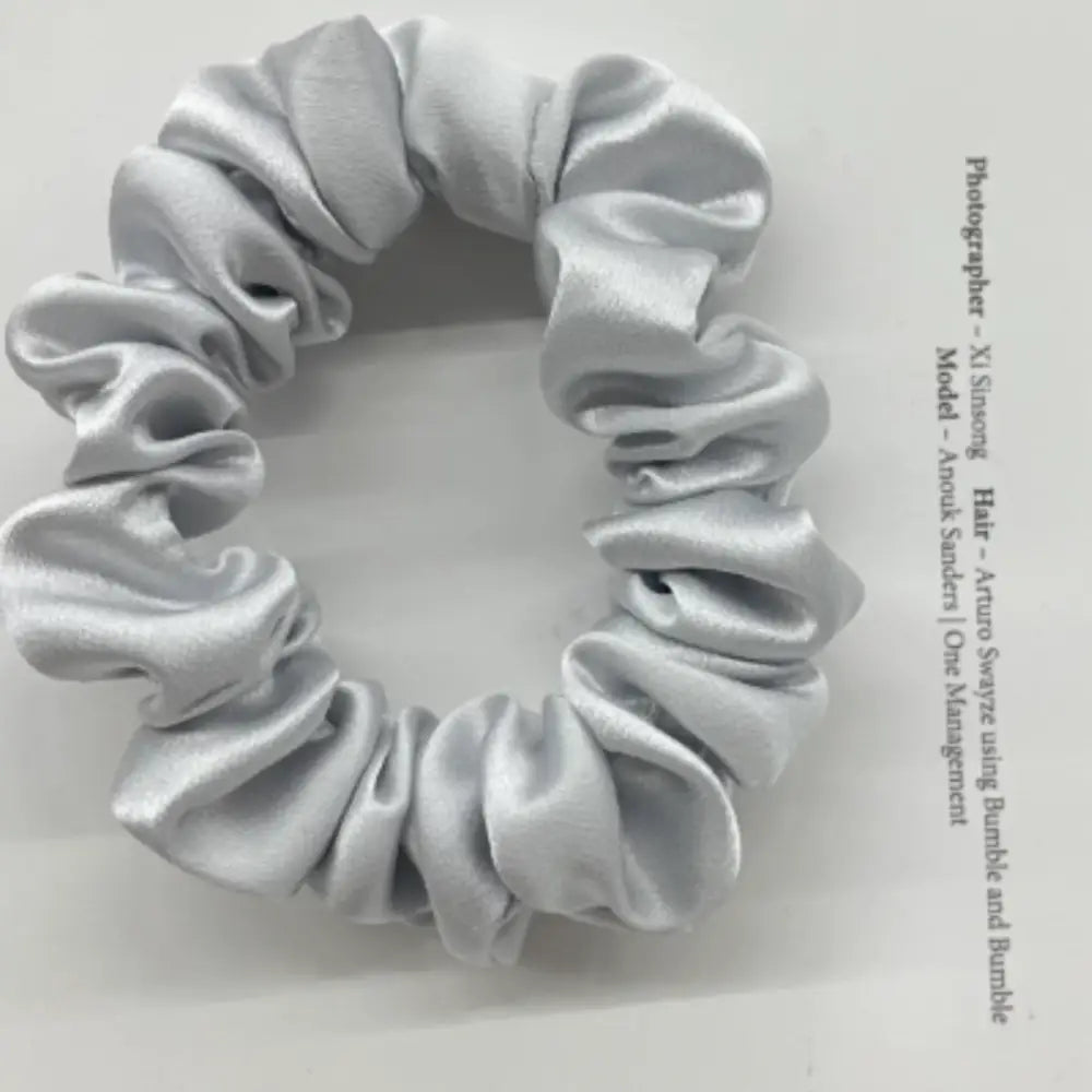 Elastique cheveux soie - Gris
