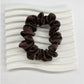 Elastique cheveux soie - Marron