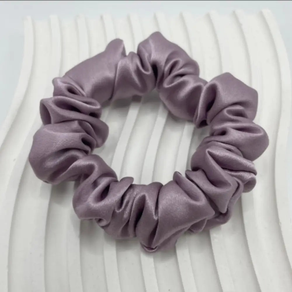 Elastique cheveux soie - Violet