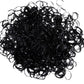Elastique noir cheveux - 1000 pièces / Noir
