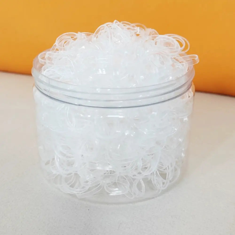 Elastique transparent pour cheveux