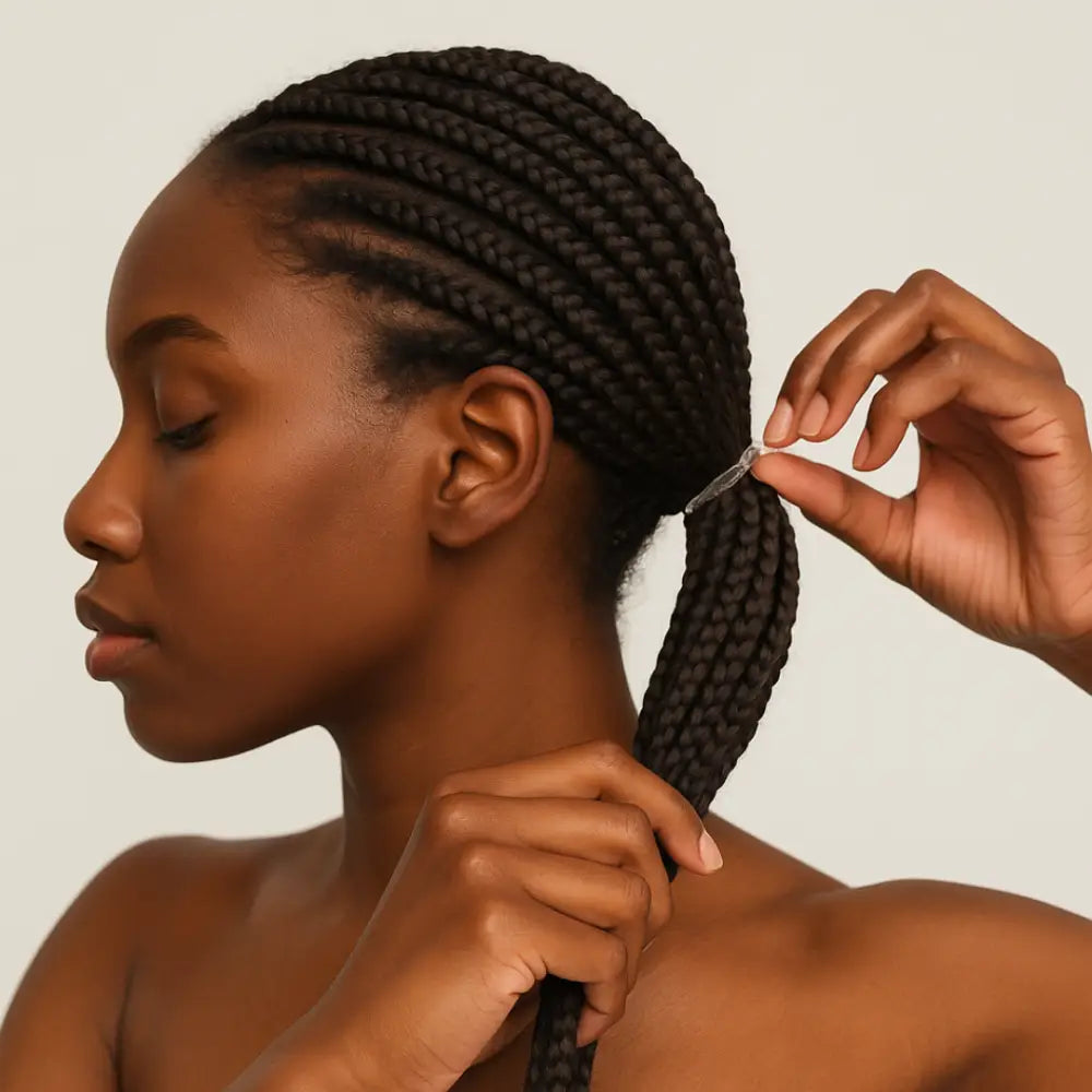 Elastique transparent pour cheveux