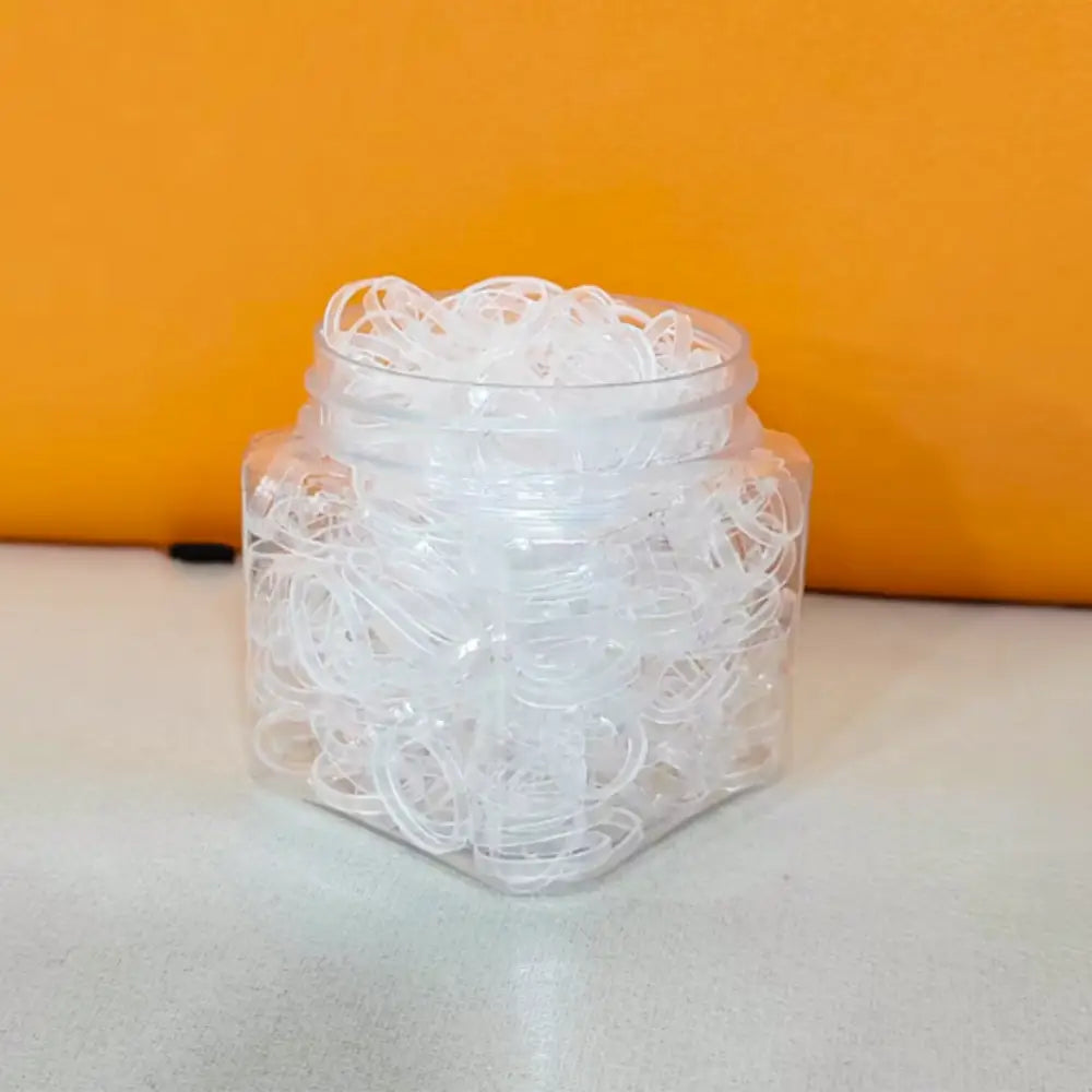 Elastique transparent pour cheveux