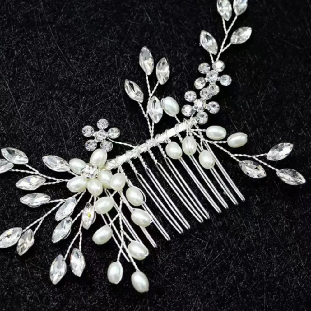 Epingle à cheveux bijoux - Argenté
