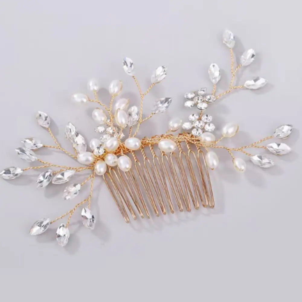Epingle à cheveux bijoux - Doré
