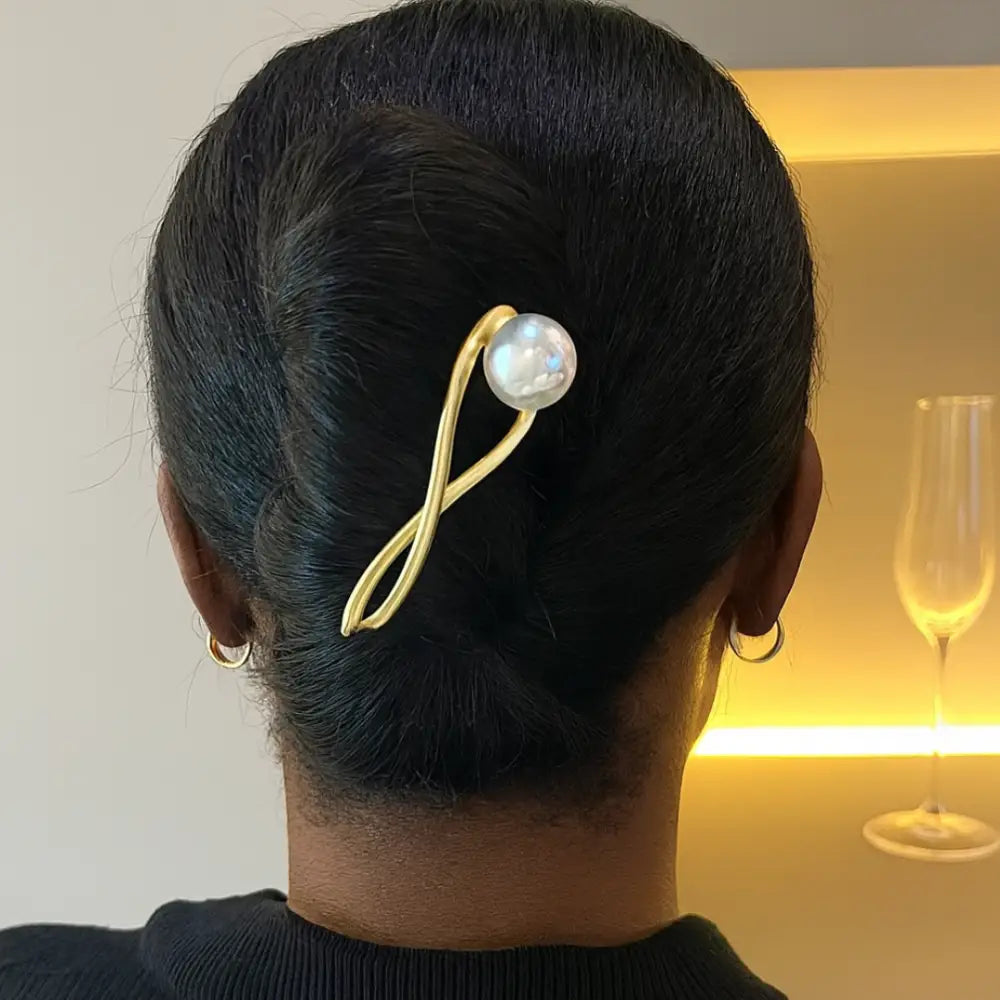 Epingle à cheveux perles