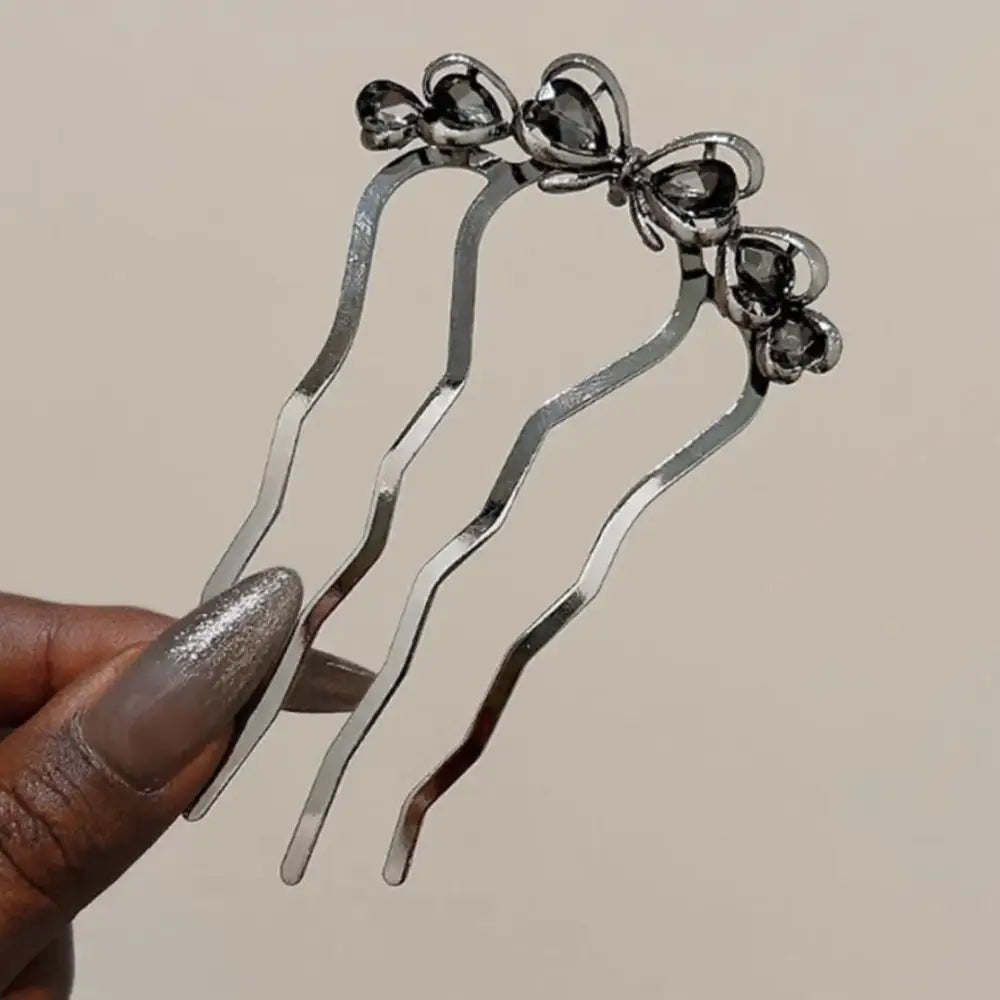 Epingles cheveux épais - Noir / Arc