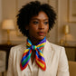 Foulard carré de soie