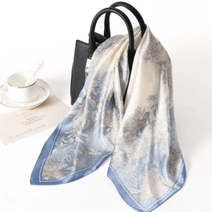Foulard carre femme - Florales / 68 - 68 cm