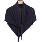Foulard coton femme - Bleu marine