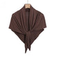 Foulard coton femme - Marron