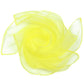 Foulard en mousseline - Jaune / 60 * 60 cm