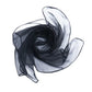 Foulard en mousseline - Noir / 60 * 60 cm