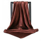 Foulard en soie femme - Marron café / 90 - 90 cm