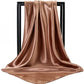Foulard en soie femme - Marron clair / 90 - 90 cm