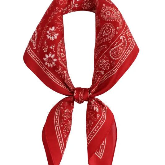 Foulard femme rouge