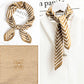 foulard marron