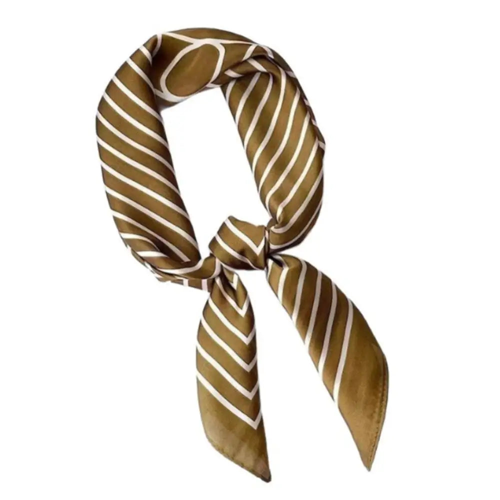 foulard marron