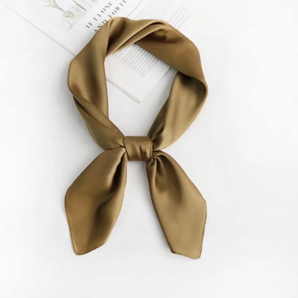 foulard marron