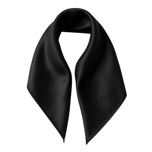 Foulard noir - 90 - 90 cm