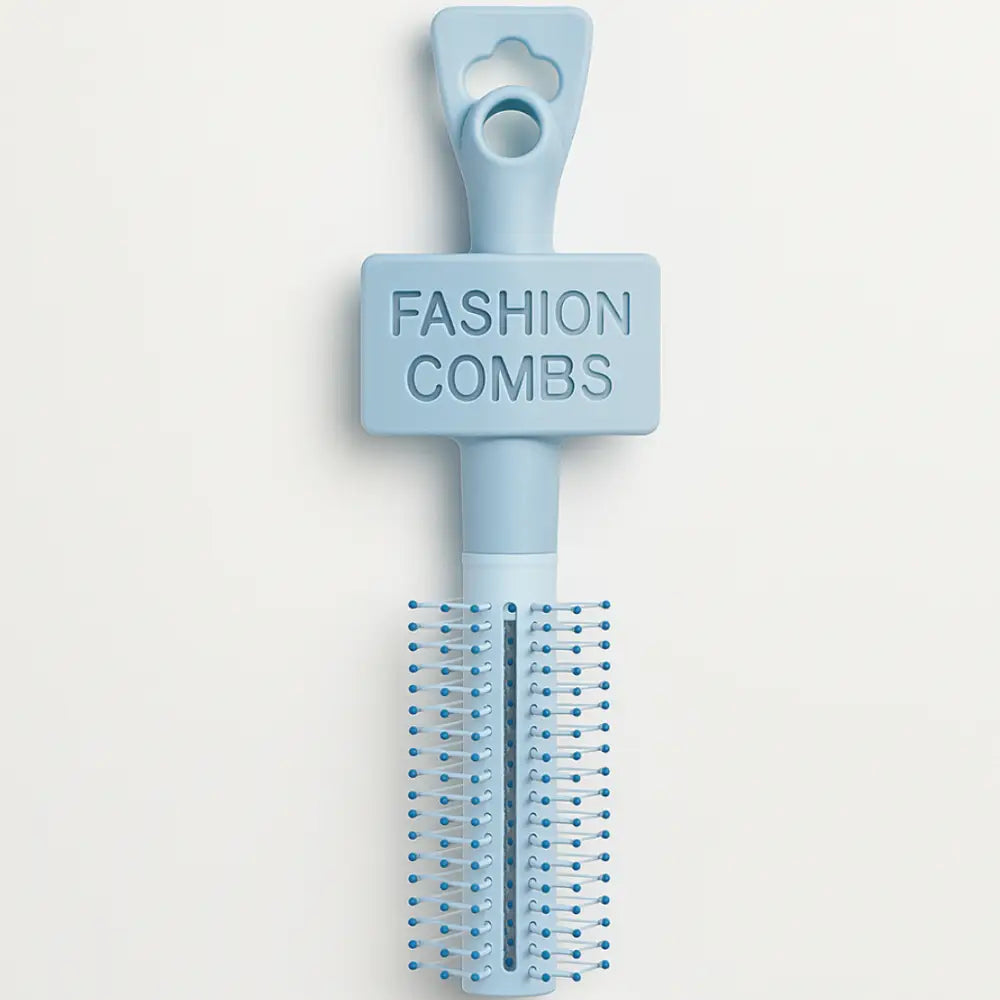 Peigne boucle - Avec dent autour / Bleu / 20 cm
