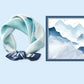 Petit foulard femme - Montagne
