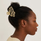 Pince a cheveux doré