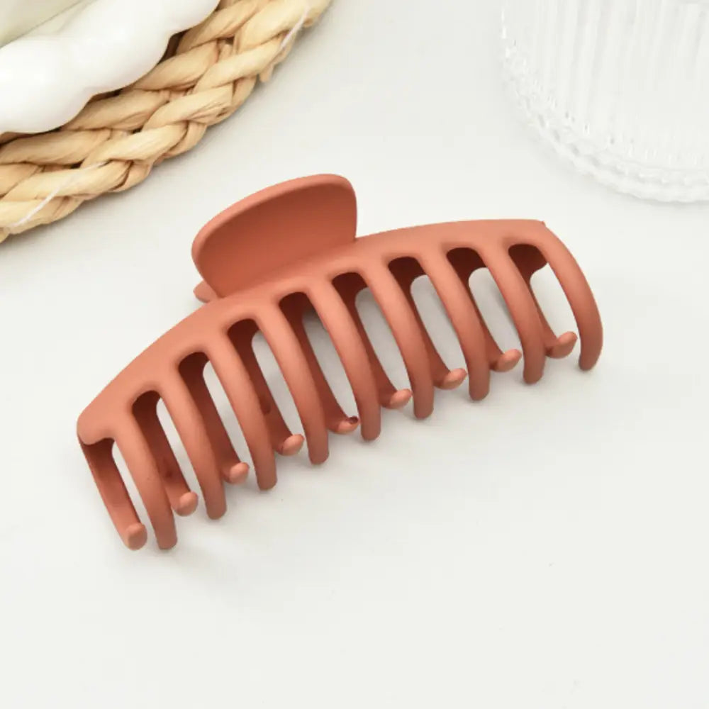 Pince cheveux epais - Ovale / Kaki