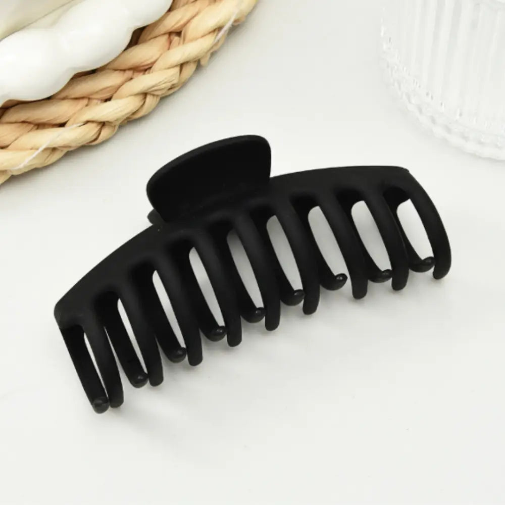 Pince cheveux epais - Ovale / Noir