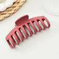 Pince cheveux epais - Ovale / Rose rouge