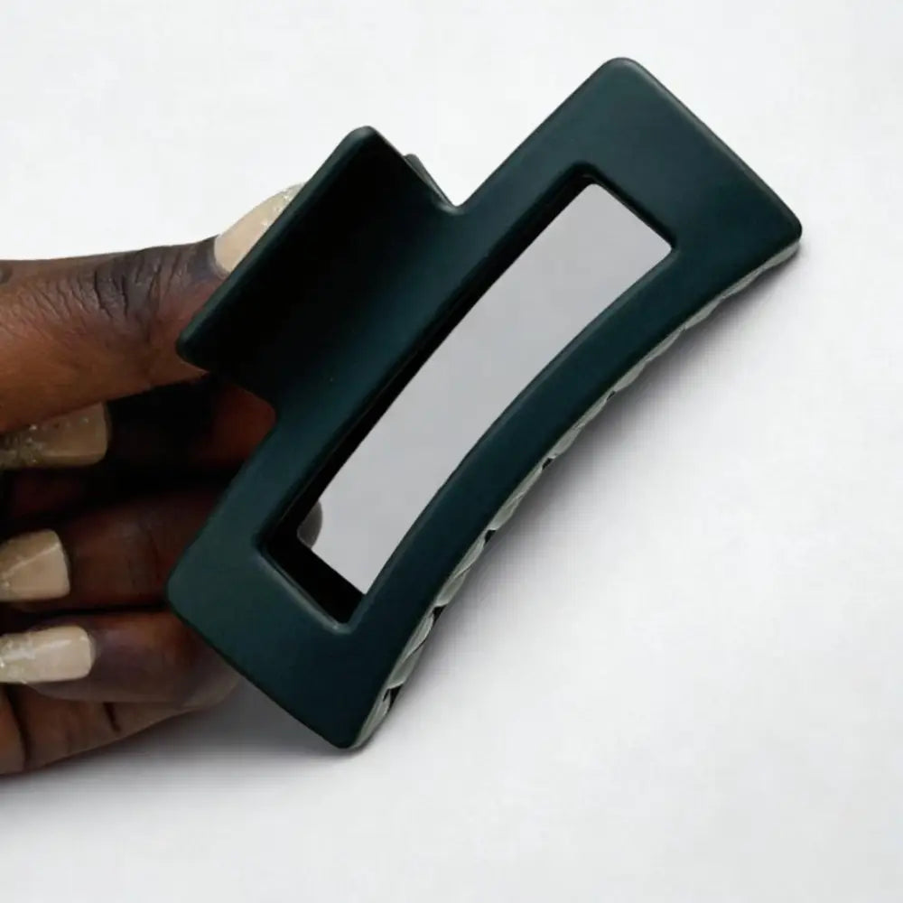 Pince cheveux epais - Rectangle / Noir