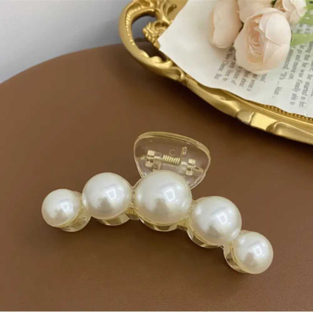 Pince cheveux perle - 10 CM